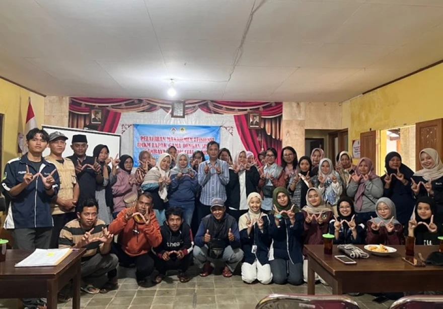 Imapres Wonogiri Kecamatan Slogohimo Tingkatkan Literasi Keuangan Dan Mengadopsi Teknologi Modern Pada Umkm Lapak Gama