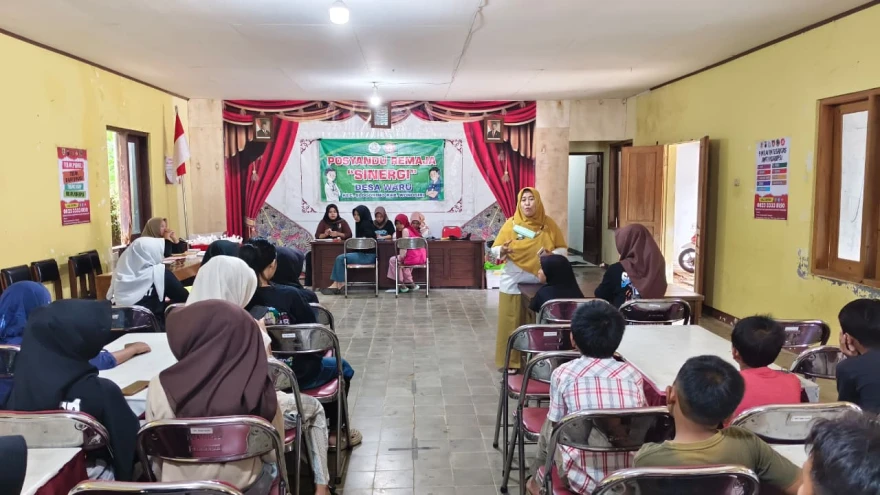 Pelaksanaan Posyandu Remaja Sinergi Desa Waru di Penghujung Tahun 2025